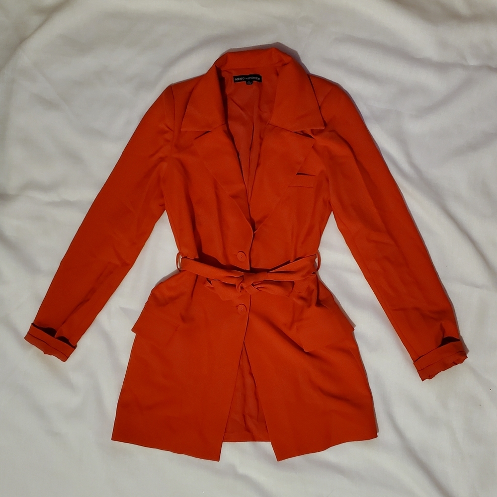 Naked Wardrobe orange Blazer Dress